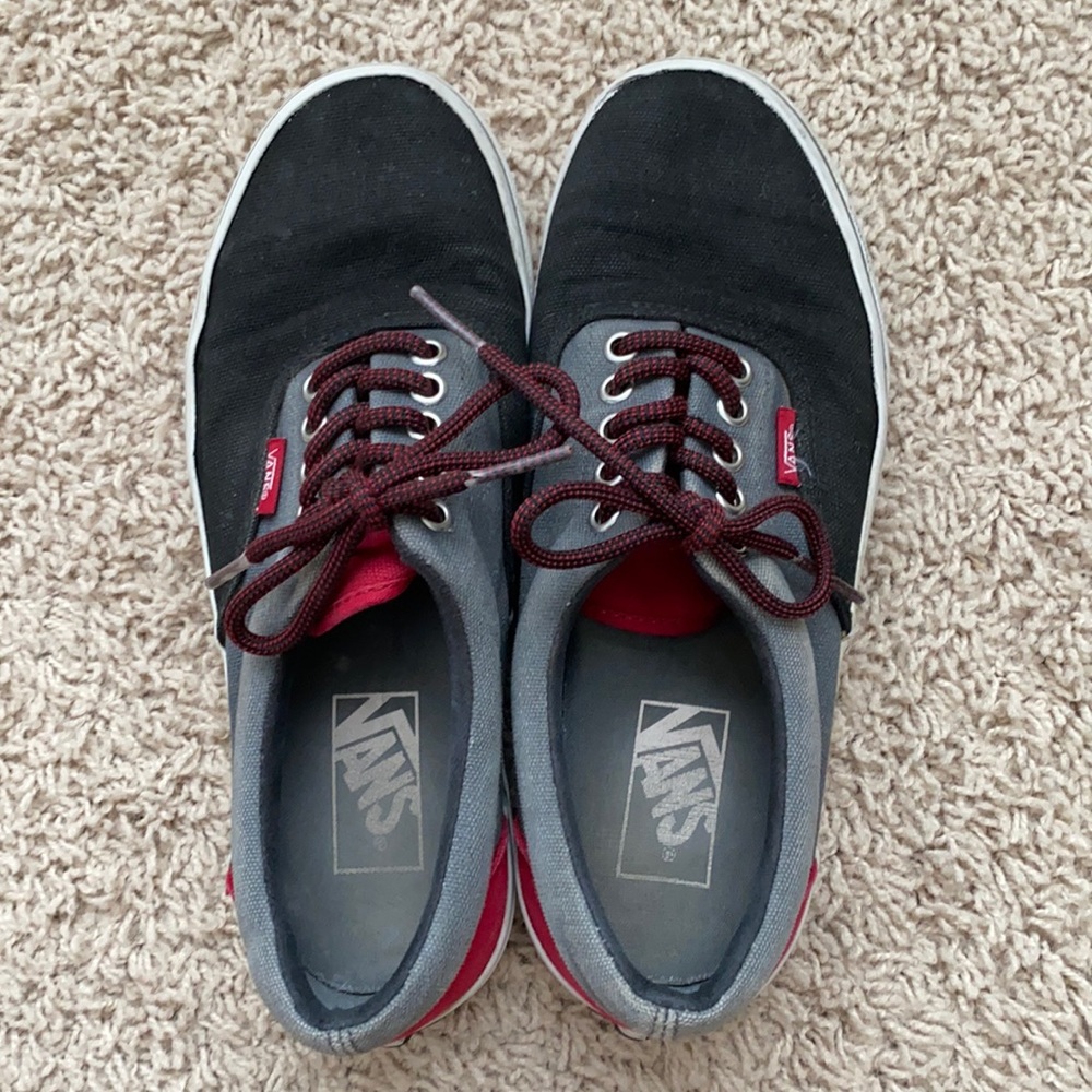 Vans Red Blk Grey